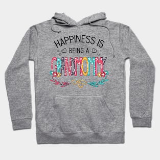 Happiness Is Being A Grandmommy Wildflowers Valentines Mothers Day Hoodie